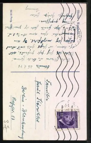 AK Olmütz - Olomouc, Kunstuhr, Orloj