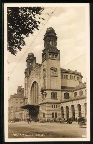 AK Prag / Praha, Wilsonovo nádrazi, Bahnhof
