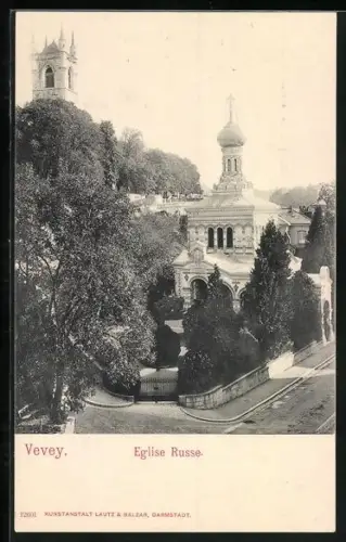 AK Vevey, Russische Kirche, Eglise Russe