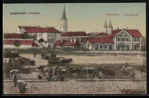 AK Pancsova, Vasutallomas