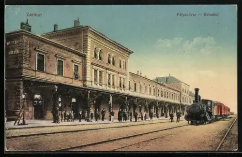 AK Zemun, Partie am Bahnhof