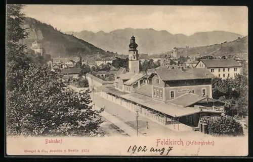 AK Feldkirch i. Vorarlberg, Bahnhof