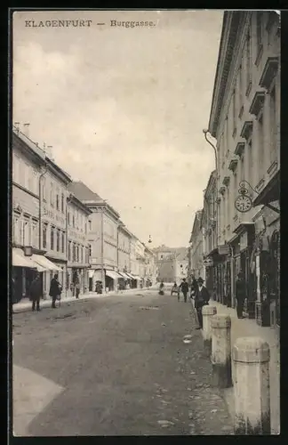 AK Klagenfurt, Hotel in der Burggasse