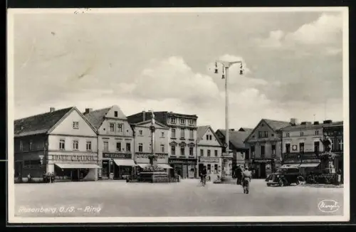 AK Rosenberg, Ring mit Geschäften
