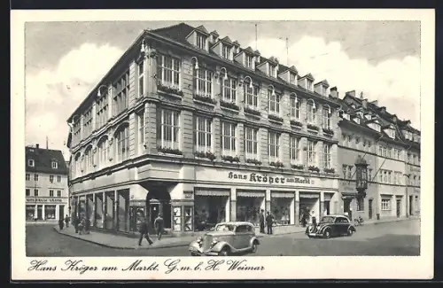 AK Weimar / Thür., Hans Kröger am Markt GmbH