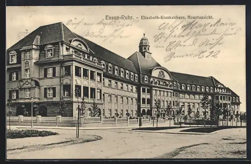 AK Essen-Ruhr, Elisabeth-Krankenhaus, Hauptansicht