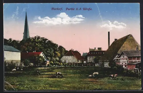 AK Nortorf, Partie bei der Kirche