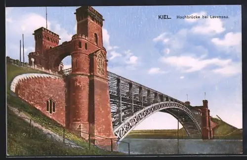 AK Kiel, Hochbrücke bei Levensau