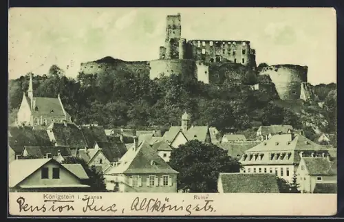 AK Königstein i. Taunus, Burgruine