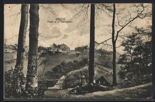 AK Steele, Partie am Stadtgarten