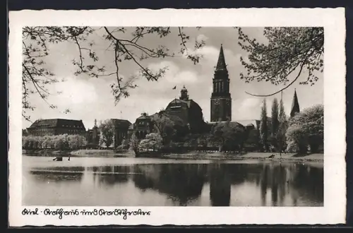 AK Kiel, Rathaus und Stadttheater