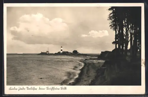 AK Kieler Förde, Steilufer beim Leuchtfeuer Bülk