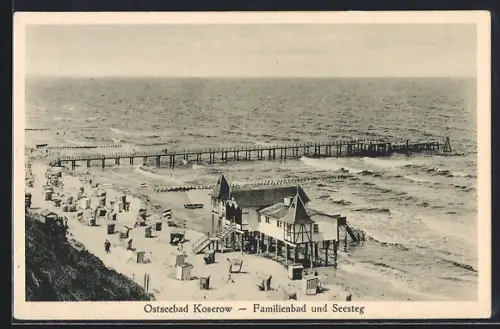 AK Koserow, Familienbad und Seesteg