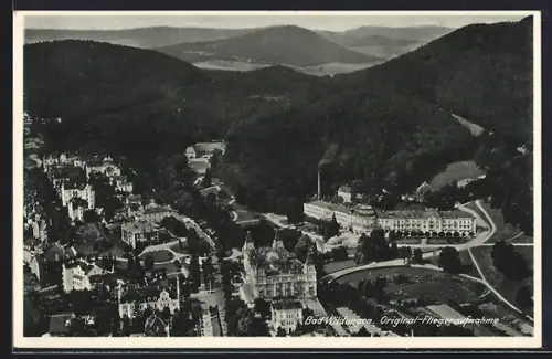 AK Bad Wildungen, Original-Flugaufnahme