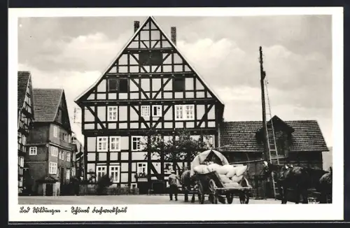 AK Bad Wildungen, Schönes Fachwerkhaus