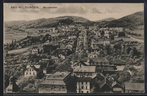 AK Bad Wildungen, Brunnenallee