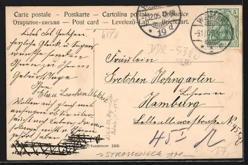 AK Weimar / Thür., Strasseneck am Lesemuseum