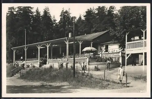 AK Oelsnitz i. Erzgeb., Gasthaus Walderholung Hohndorf, Pächter: Werner Schmidt