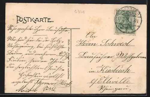 AK Münster /Butzbach, Gasthof Jagdhaus Hubertus, Inh. Ernst Sommerlad