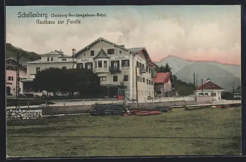 AK Schellenberg / Obb., Gasthaus zur Forelle