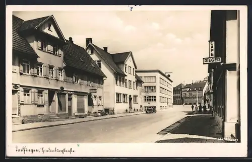 AK Tailfingen / Albstadt, Cafe Rieger in der Hindenburgstrasse