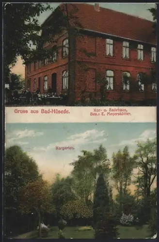AK Bad-Hüsede, Kur- und Badehaus von E. Meyerskötter