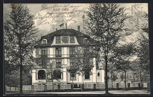 AK Bad Orb, Hotel Pension Hohenzollern