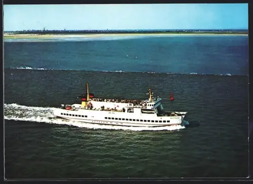 AK Fährschiff Westfalen in voller Fahrt