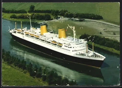 AK Passagierschiff MS Europa im Nord-Ostsee-Kanal