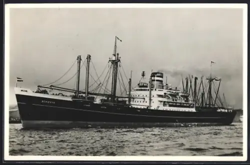 AK Passagierschiff S.S. Schiedijk auf Fahrt