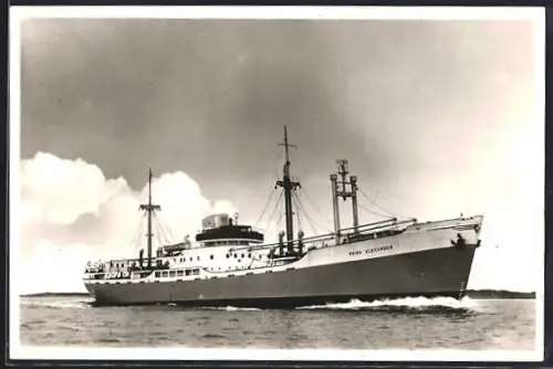 AK Passagierschiff m.s. Prins Alexander in Fahrt