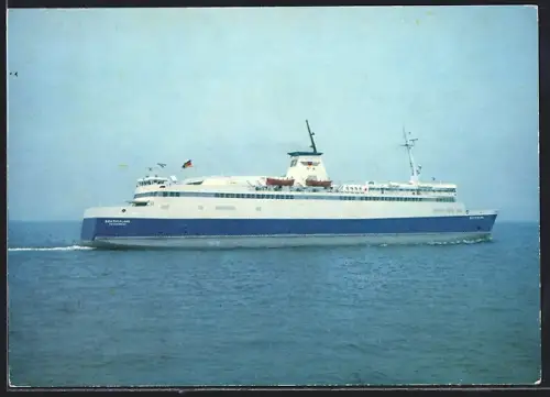 AK Fährschiff Deutschland auf dem Weg nach Dänemark