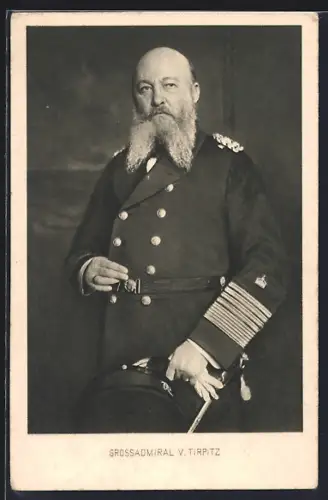 AK Grossadmiral von Tirpitz in Uniform