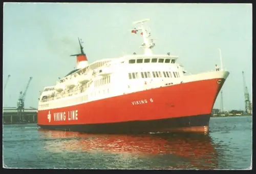 AK Passagierschiff MV Viking 6 in King George Dock