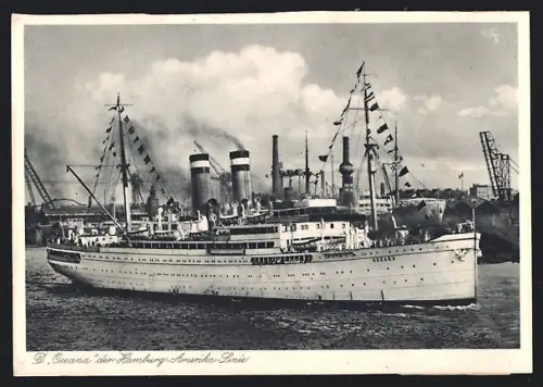 AK Passagierschiff Oceana, Hamburg-Amerika-Linie