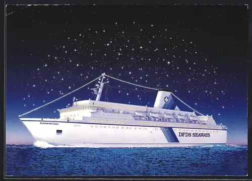 AK Passagierschiff MS Hamburg der DFDS Seaways