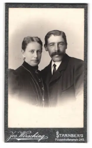 Fotografie Jos. Wörsching, Starnberg, Possenhofenerstr. 245, Porträt eines Paares