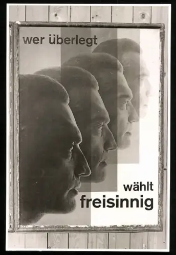 14 Fotografien Ansicht Zürich, Werbeplakate und Partei Plakate in der Stadt und in Basel, 1955