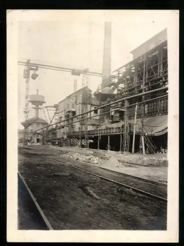 3 Fotografien Kokerei, Schachtanlage, Bergbau