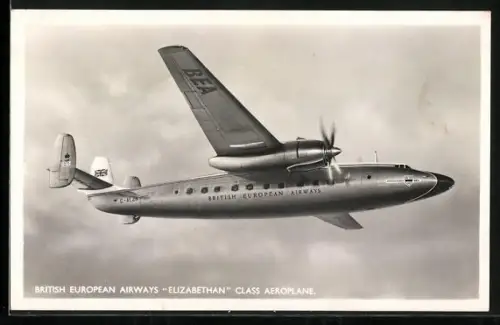 AK Flugzeug Havilland Elizabethan Class Aeroplane, BEA British European Airways