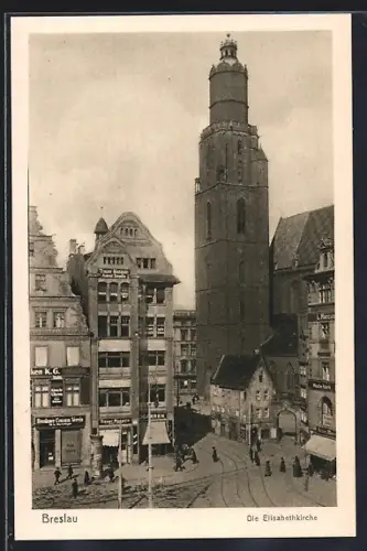 AK Breslau, Breslauer Consum-Verein an der Elisabethkirche