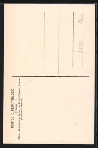 AK Breslau, Breslauer Consum-Verein an der Elisabethkirche