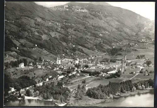 AK Agno, Gesamtansicht, Luftbild