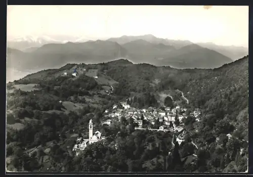 AK Astano, Fliegeraufnahme der Ortschaft