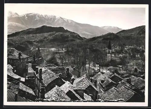 AK Arcegno, Blick über die Dächer der Stadt