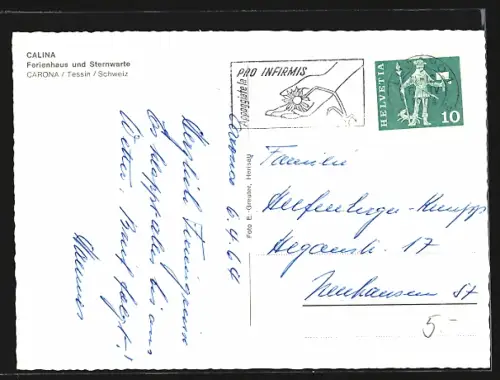 AK Carona, Ferienhaus und Sternwarte Calina