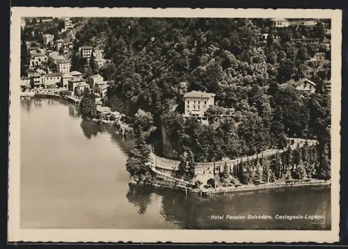 AK Castagnola-Lugano, Hotel-Pension Belvedere