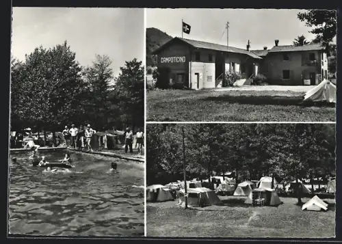 AK Figino, Campoticino, Schwimmbad und Zeltplatz
