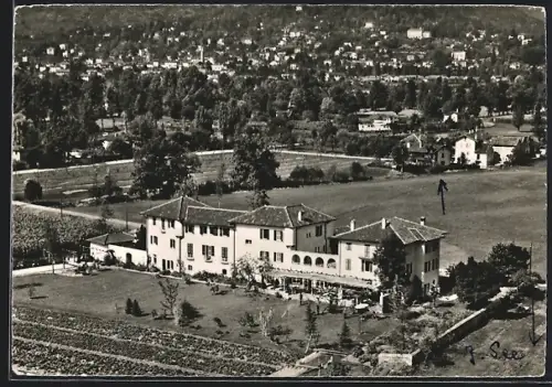 AK Ascona, Castello del Sole, Luftaufnahme