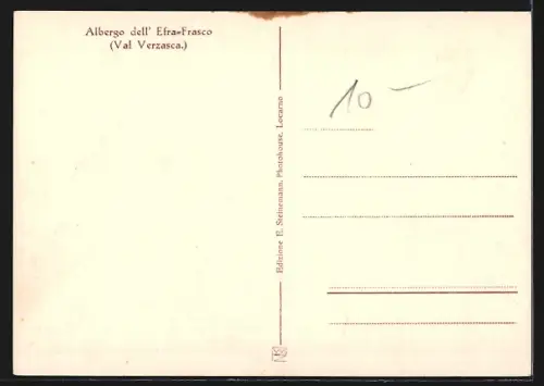 AK Frasco /Val Verzasca, Albergo dell` Efra